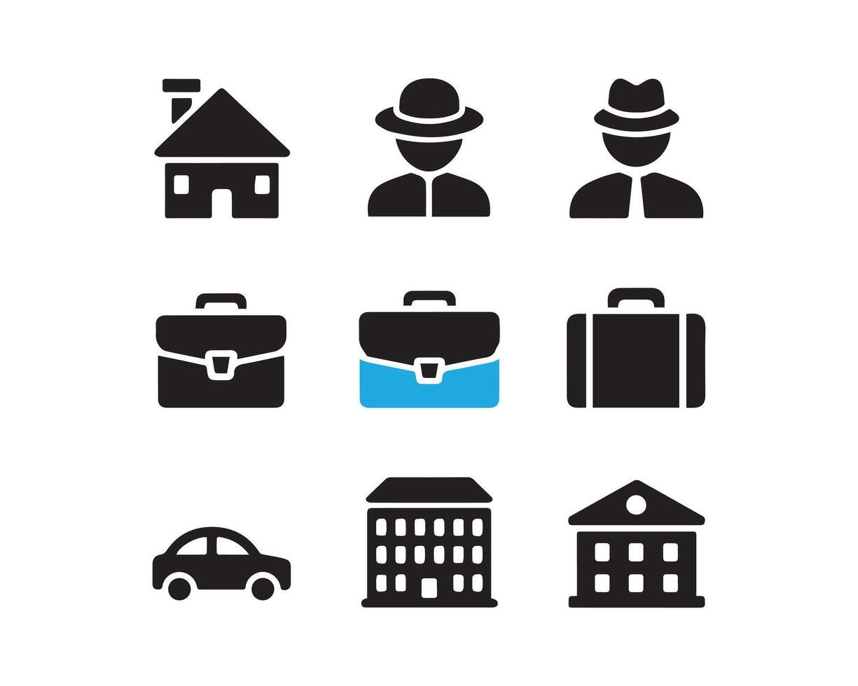 House Property and Real Estate IconSet Collection vector