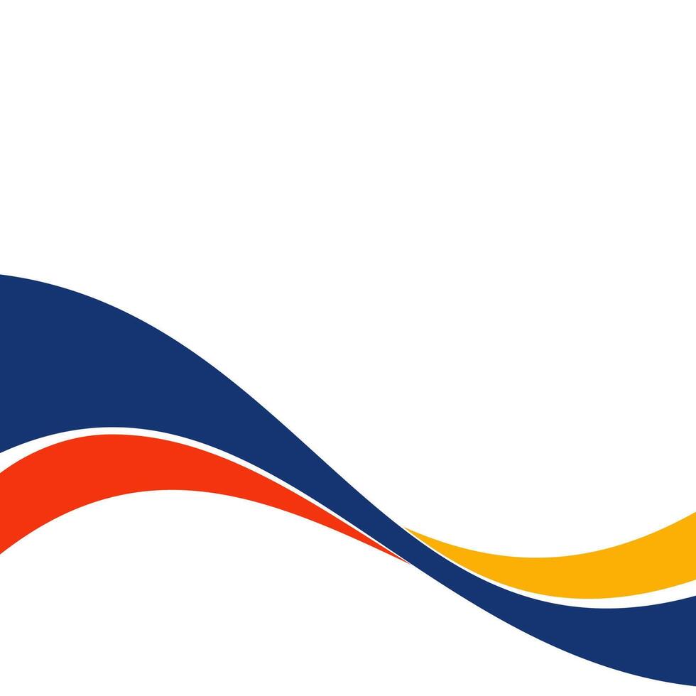 wave shaped corner ornament for frame editing vector