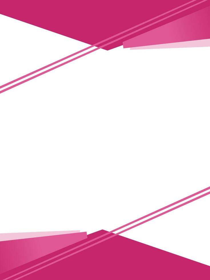 the top and bottom abstract frames are dark pink vector