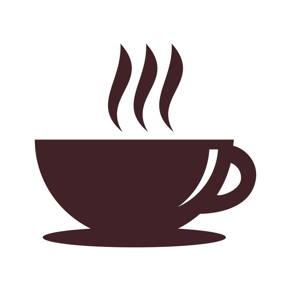 cup coffee icon logo design template vector