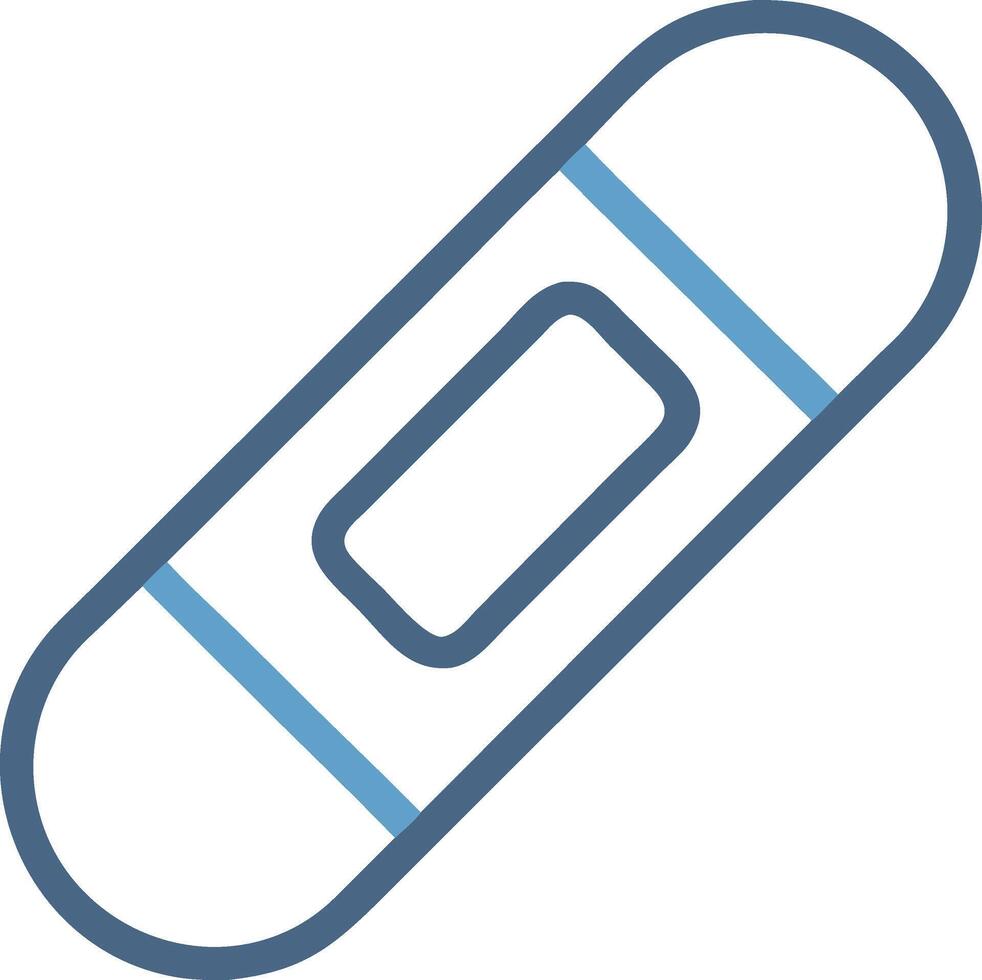 Simple Bandage Icon for First Aid and Wound Care vector