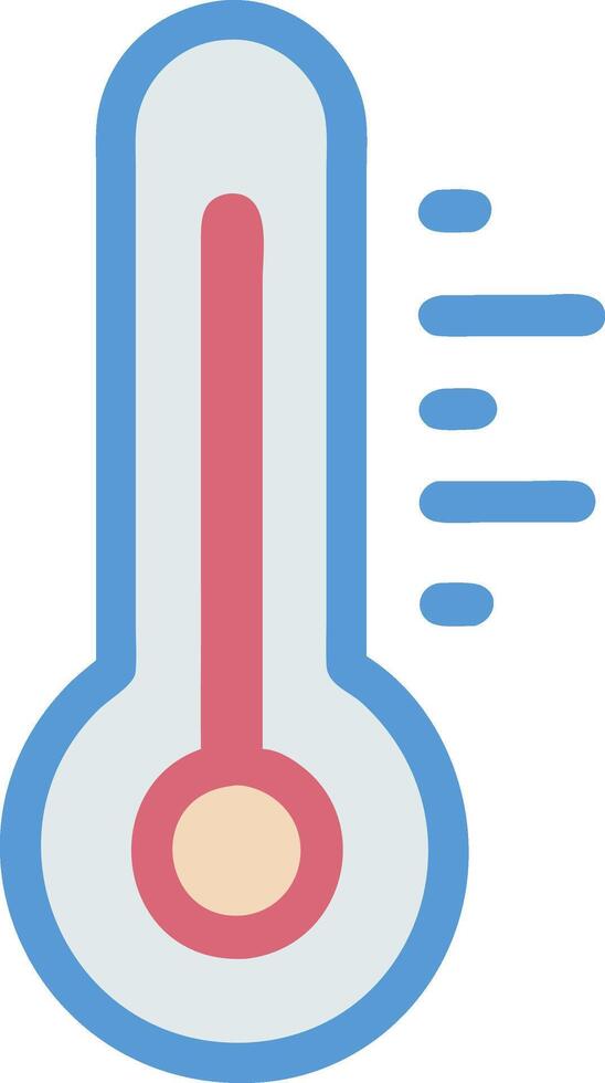 Thermometer Icon for Temperature and Health Monitoring vector