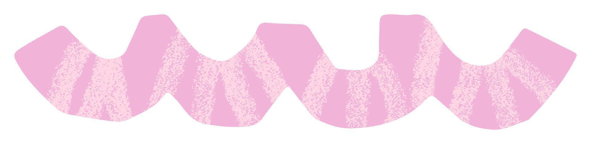 Pastel violet organic cut out shape isolated on white background. Colorful abstract cutout collage element. vector