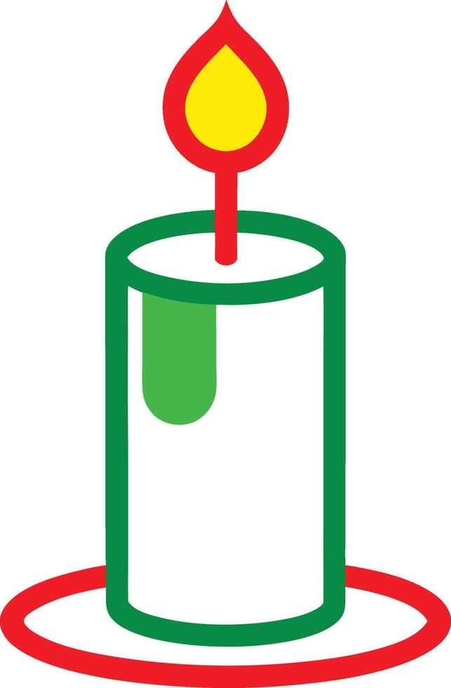 Christmas event item illustration on a white background vector