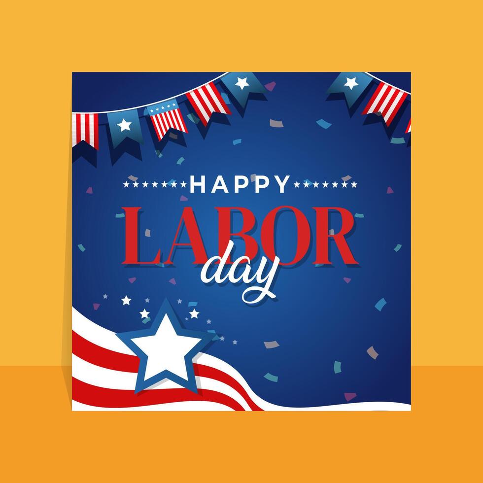 Labor Day Design vector