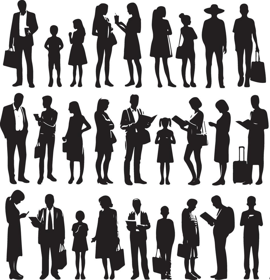 Create search restaurant silhouettes with white background vector