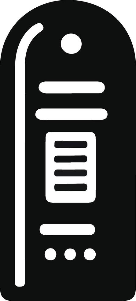 Simple bookmark icon illustration design. vector
