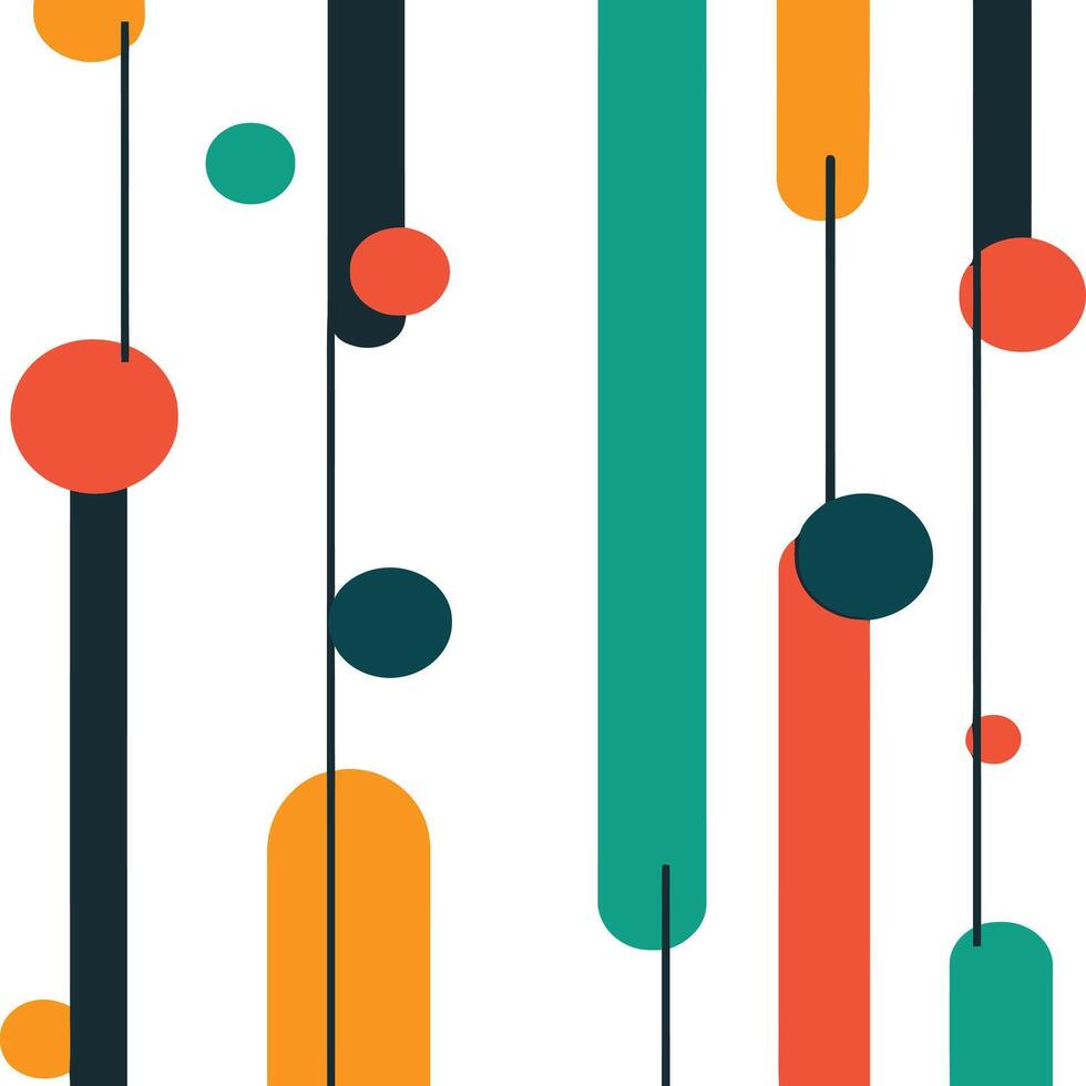 Bright and Minimalist with Modern Geometry. vector