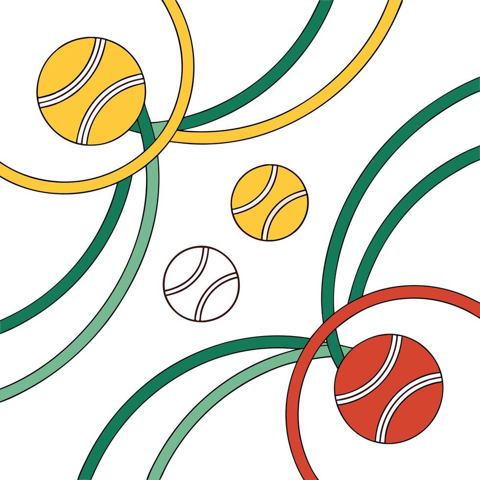 Fresh Vibes A Playful Blend of Color and Motion. vector