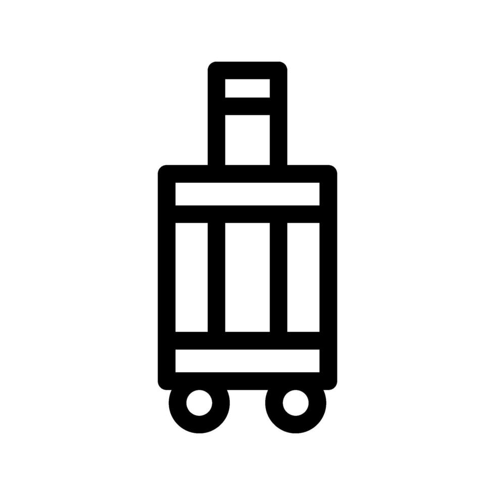Suitcase Icon Symbol Design Illustration vector