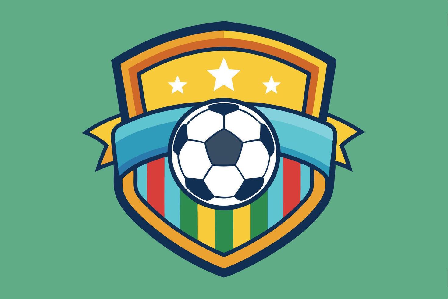 Soccer or football team logo vector