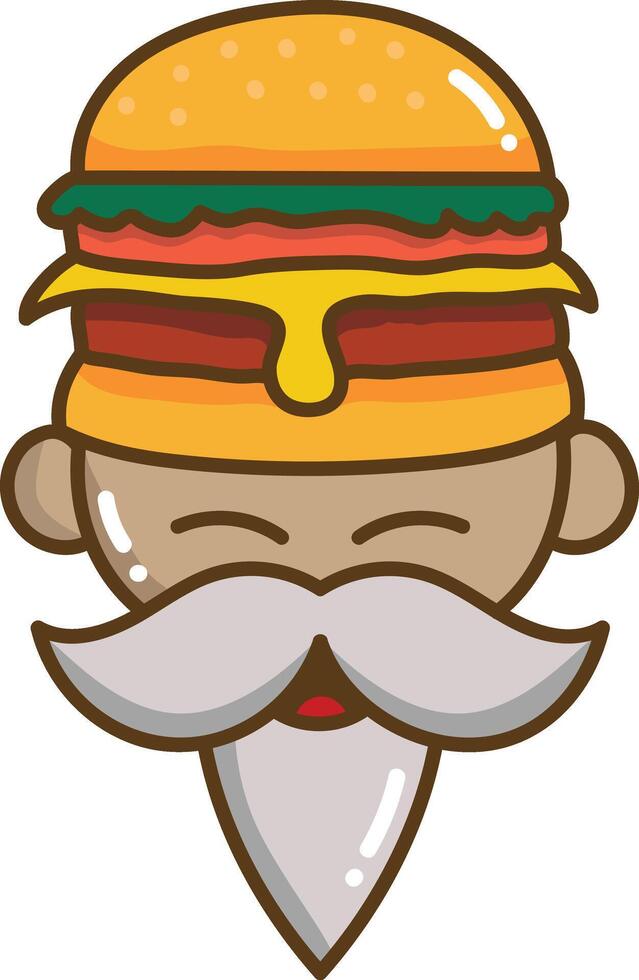 Burger Guru Logo vector