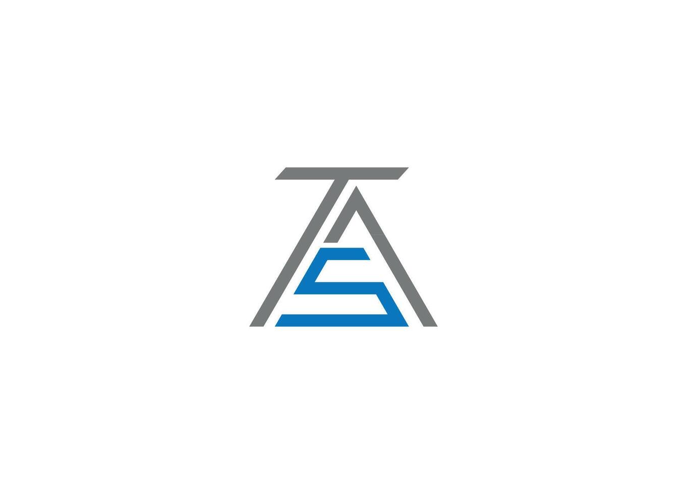 letter TSA logo design Initial Custom brand logo template vector