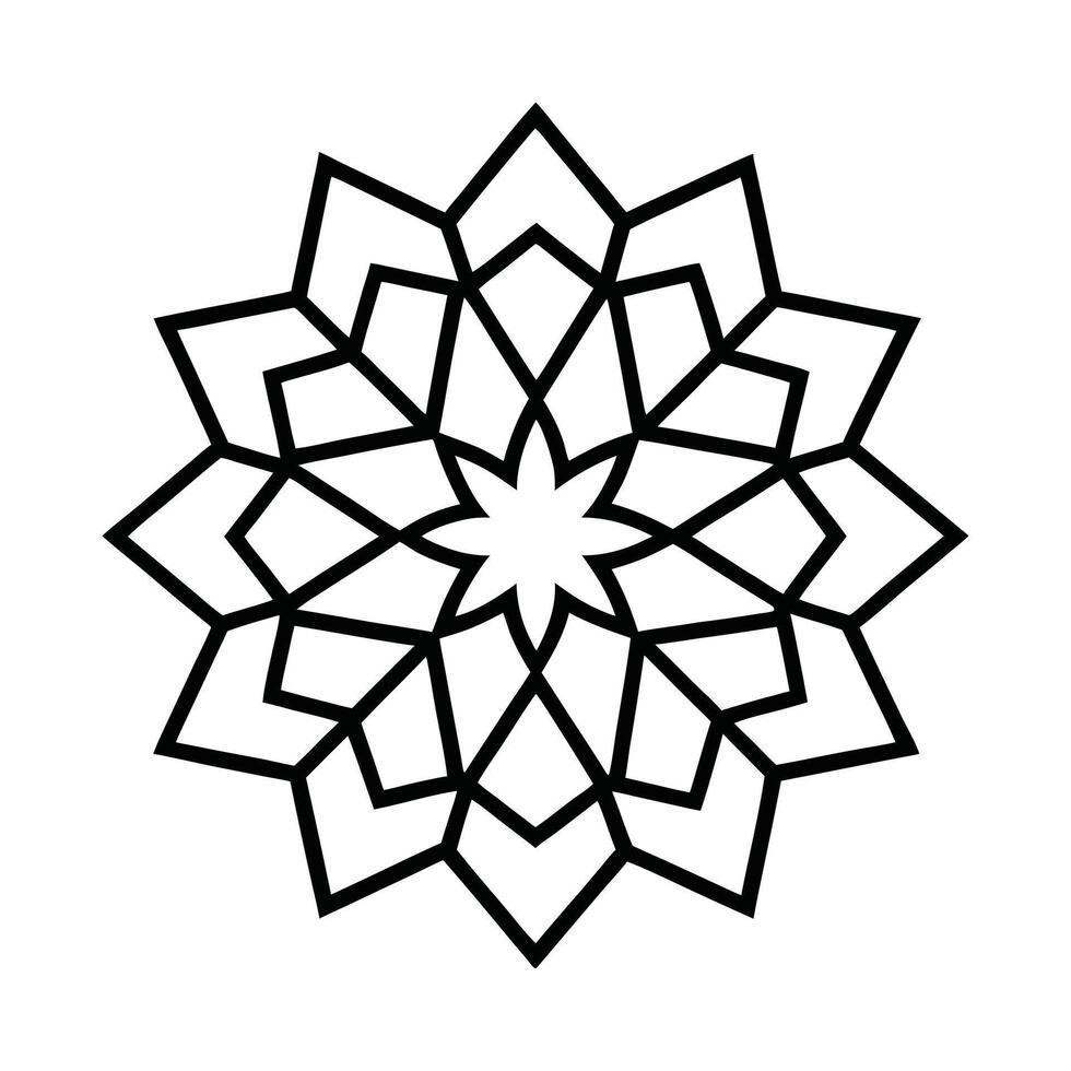A black and white drawing of a star with a white background vector