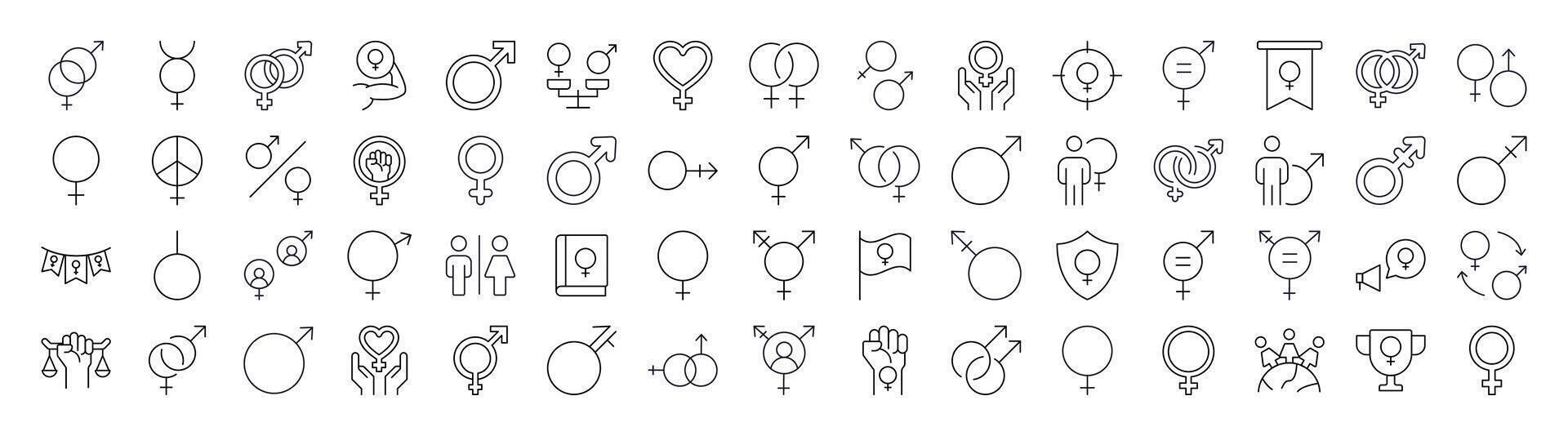 Bundle of Line Icons of Energy, Battery, Charger. Editable Stroke. Minimalistic Linear Pictogram for Design of Cards, Apps, Banners, Posts vector