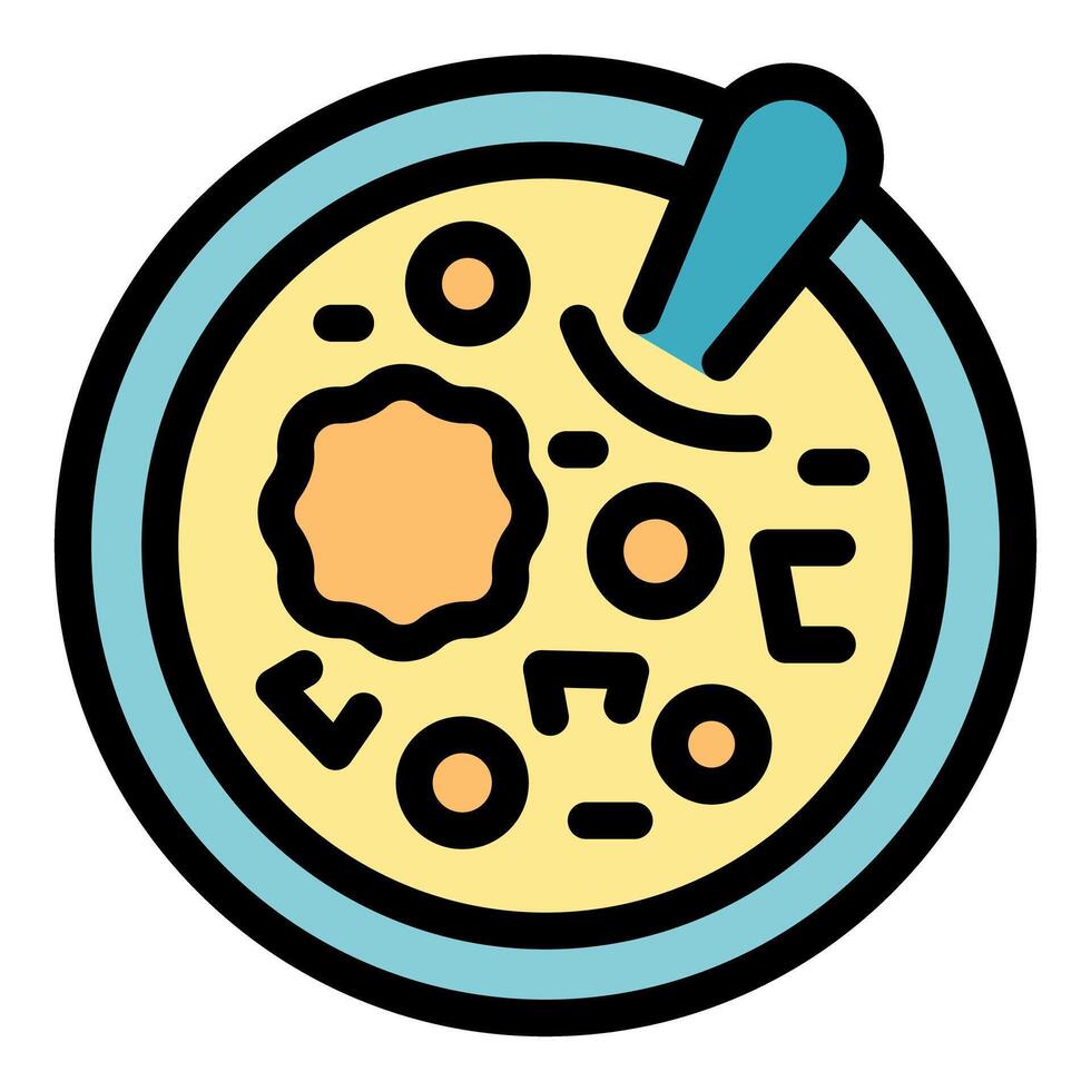 Petri dish with bacteria growing in culture medium being studied vector