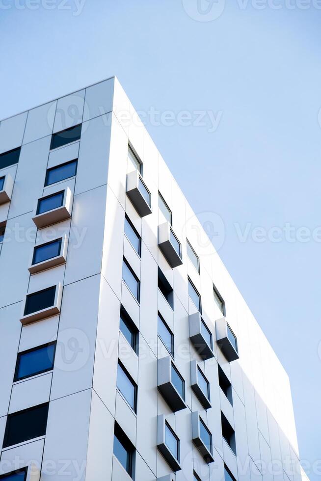 Roofing Construction modern House square windows. Abstract Structure background. Texture pattern. Architecture minimal concept. Visual art Conceptual photography. photo