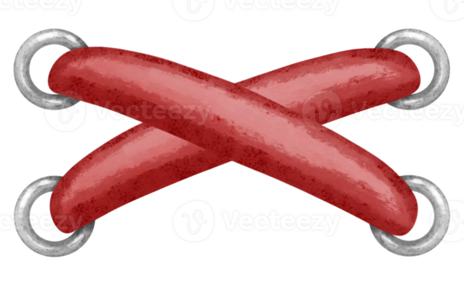 Coquette Red Tie Shoelaces png