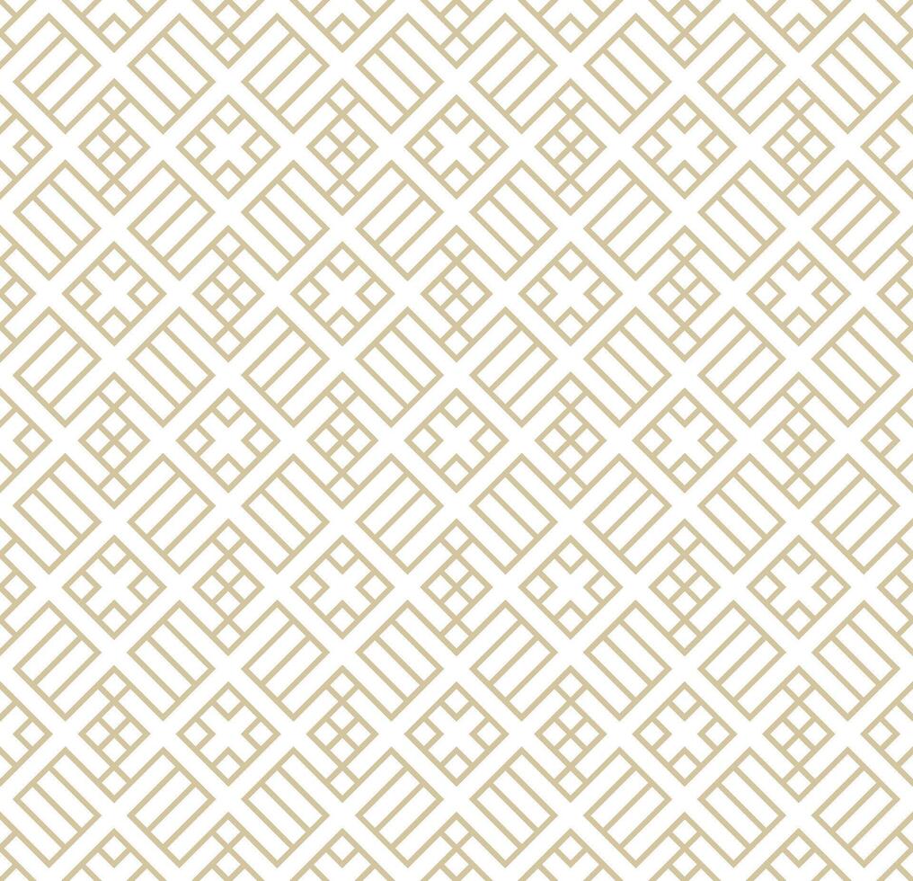 Abstract geometric pattern with lines and squares. vector