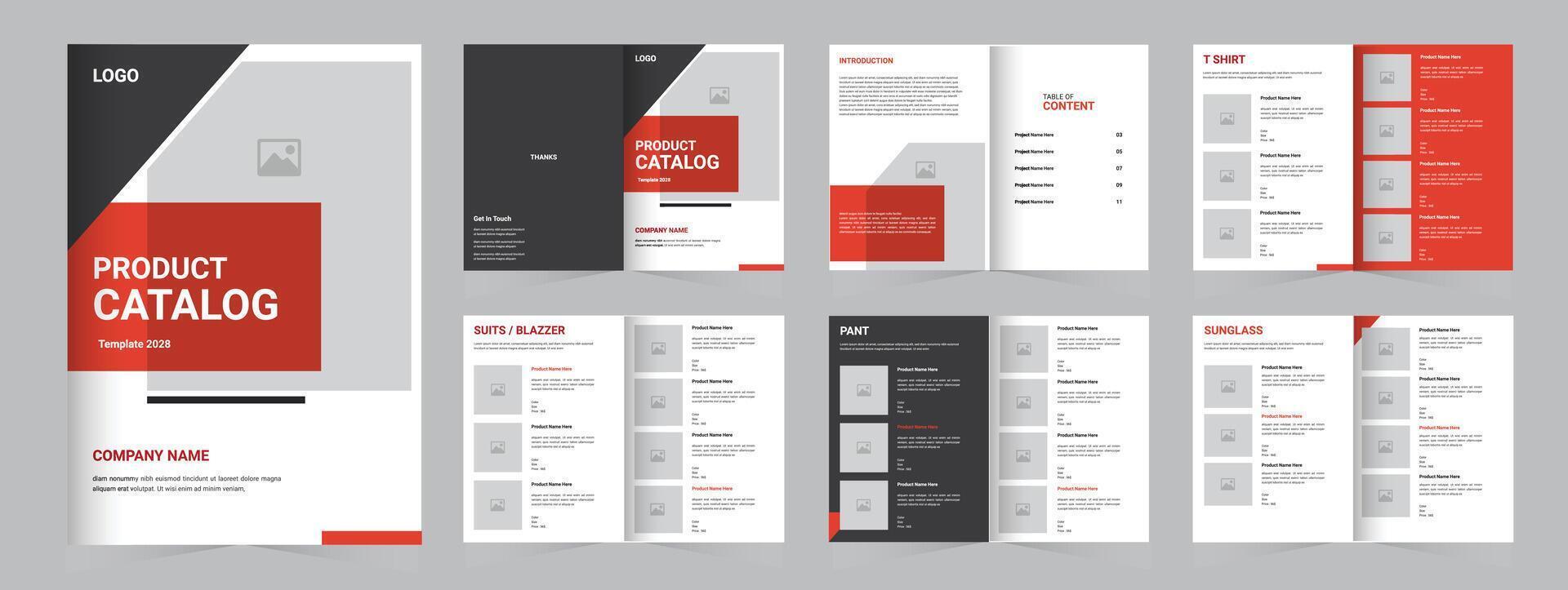 Product Catalog andCompany Business Catalogue Template, Catalog Design Layout vector