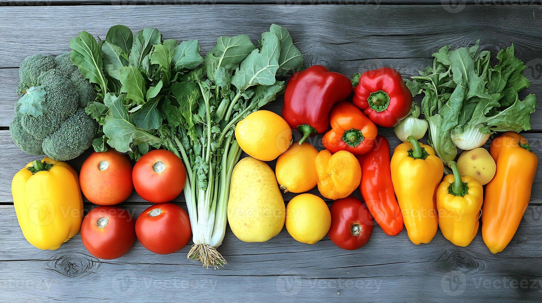 A bunch of vegetables on a table photo