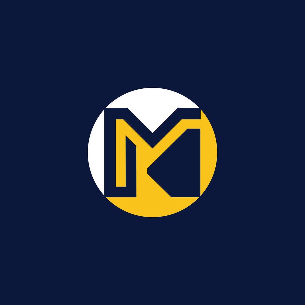 Letter M logo design element idea vector