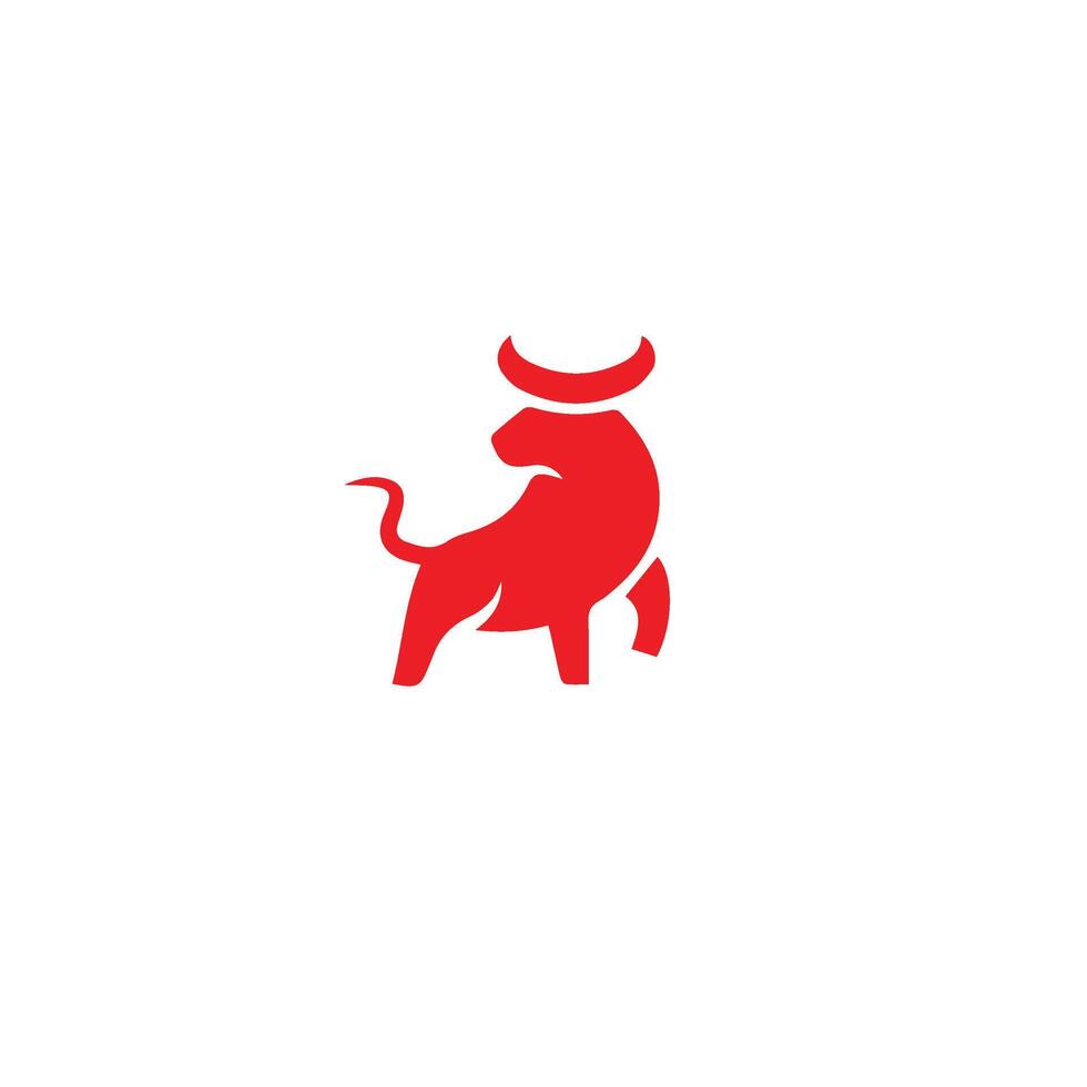 bull market icon vector