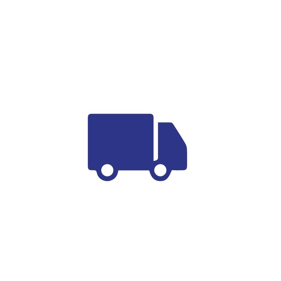 shipping truck icon vector