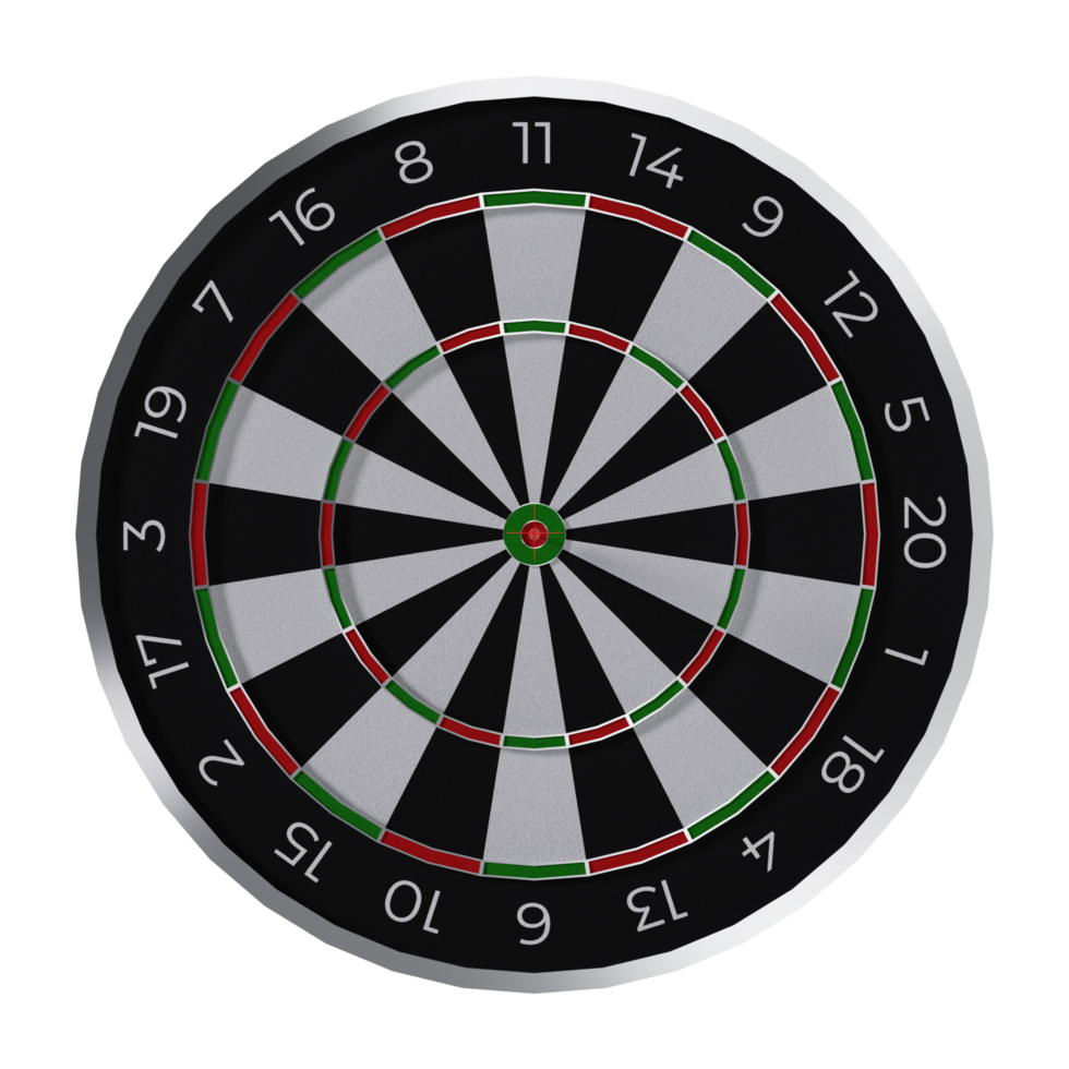 Dart on Target - Medium View at 90 Degrees png