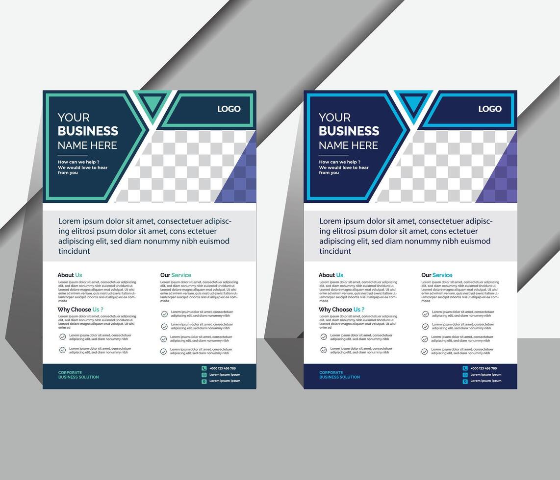 Flyer Templates for business vector