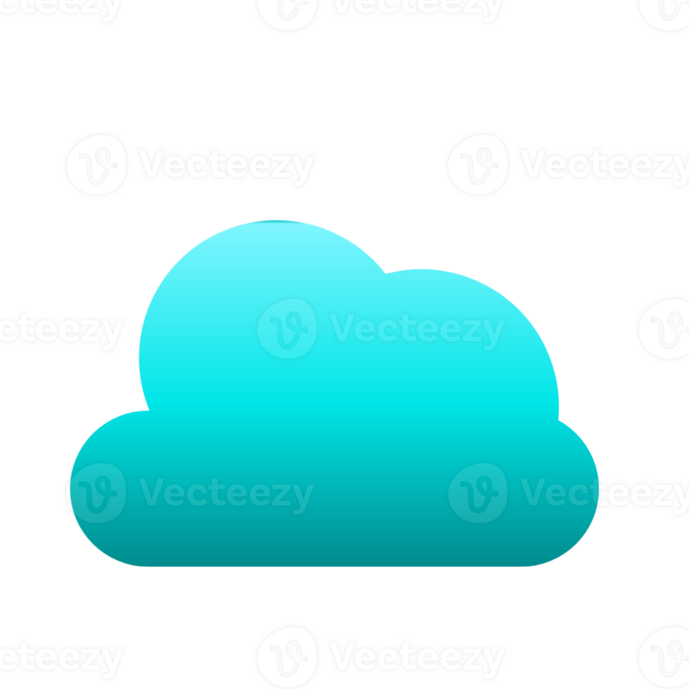 Cloud icon for weather symbol png