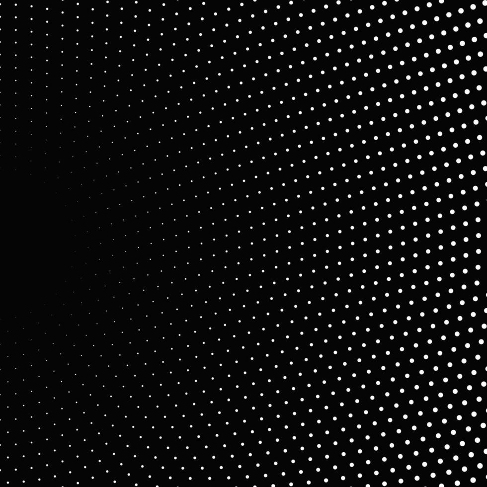 Geometrical monochrome halftone dot pattern background design vector
