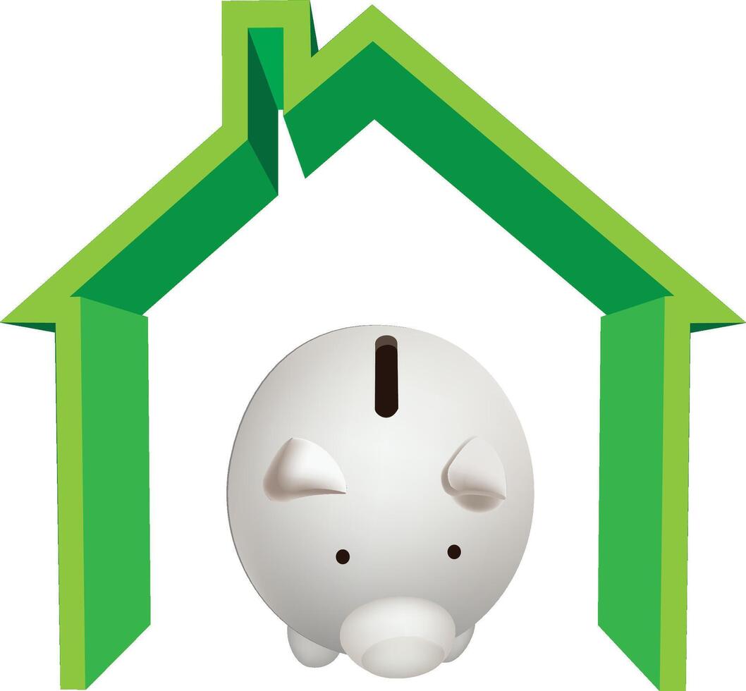 How to save money on your mortgage vector