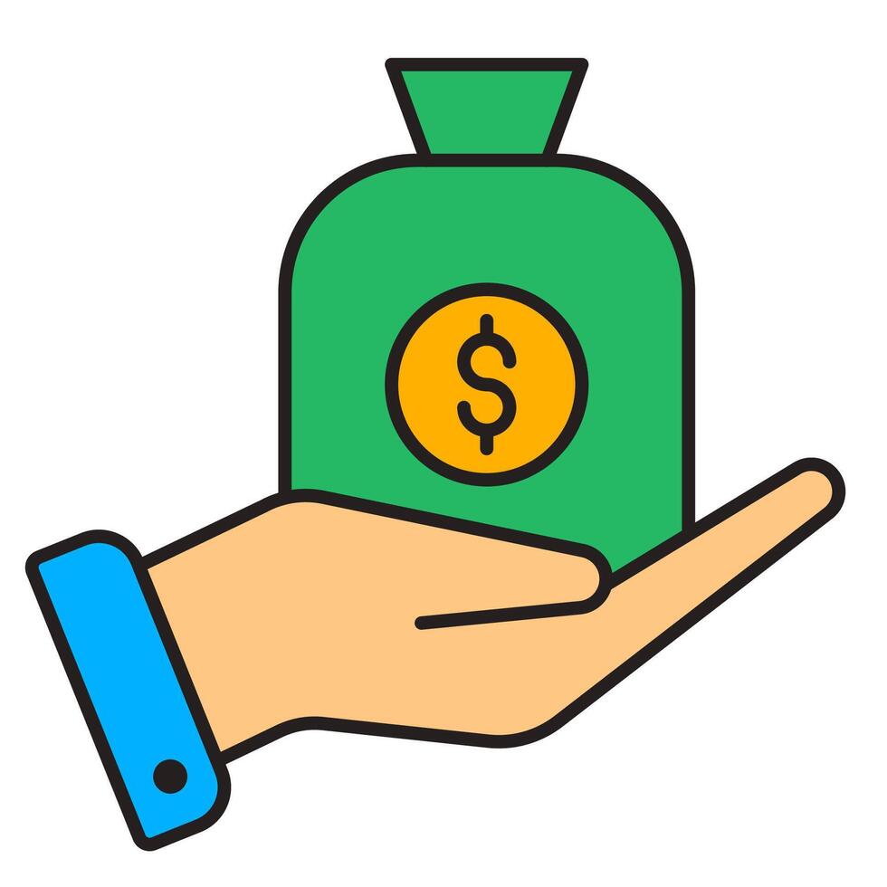 Bussines Profit Icon vector