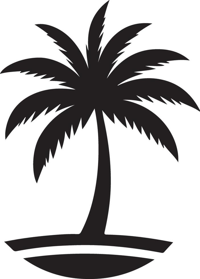 Professional Palm Tree Silhouette Graphics Download vector