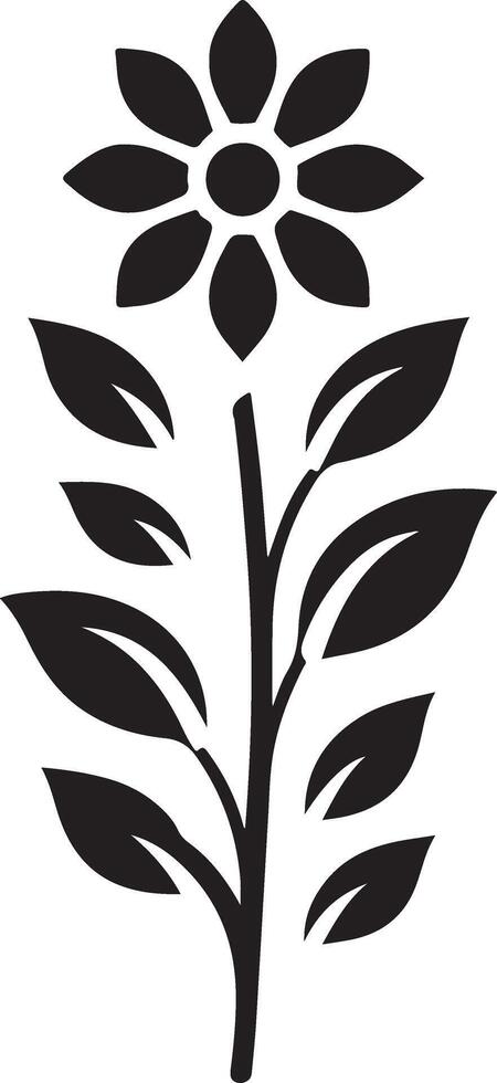 Stylish Flower Graphic Ideal for Modern Designs vector