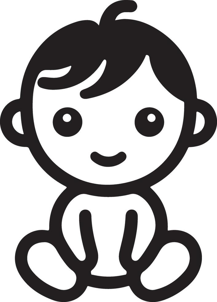 baby boy icon illustration vector