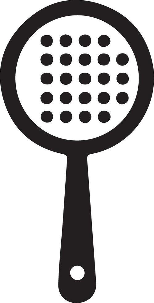 a black and white illustration of a magnifying glass vector