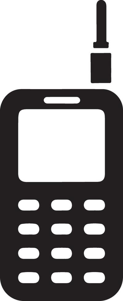 Versatile Art of Telephone with Antenna vector