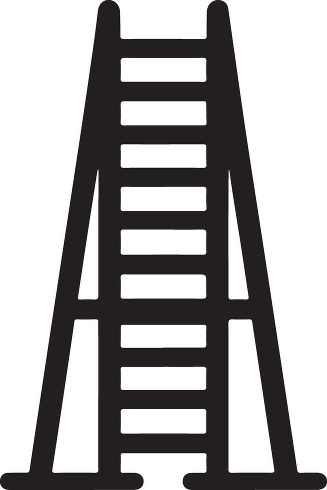 Ladder Silhouette Image Perfect For Creative Work vector