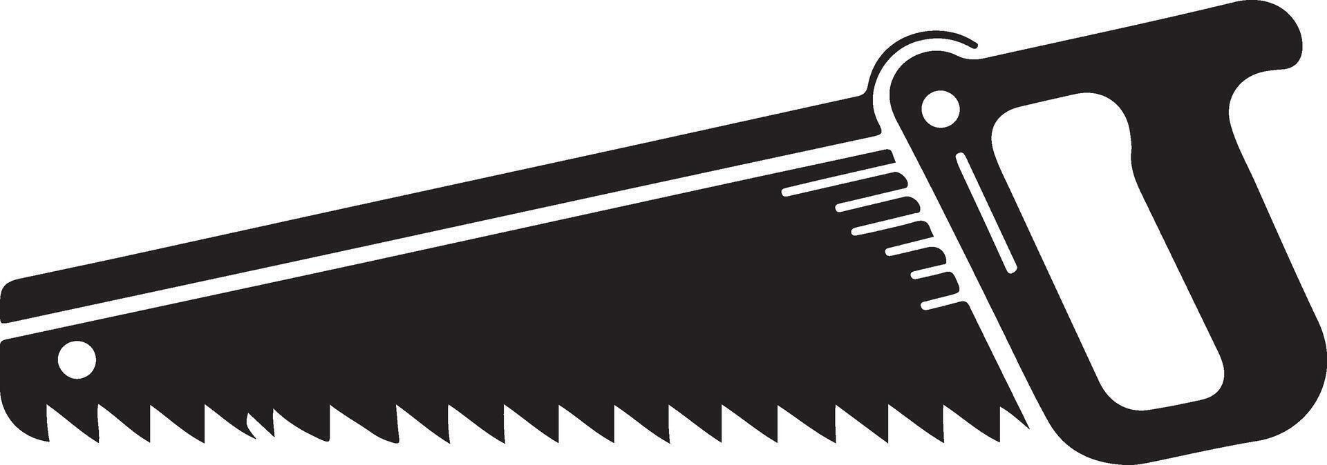 Versatile Hand Saw Icon Illustration for Professional Use vector