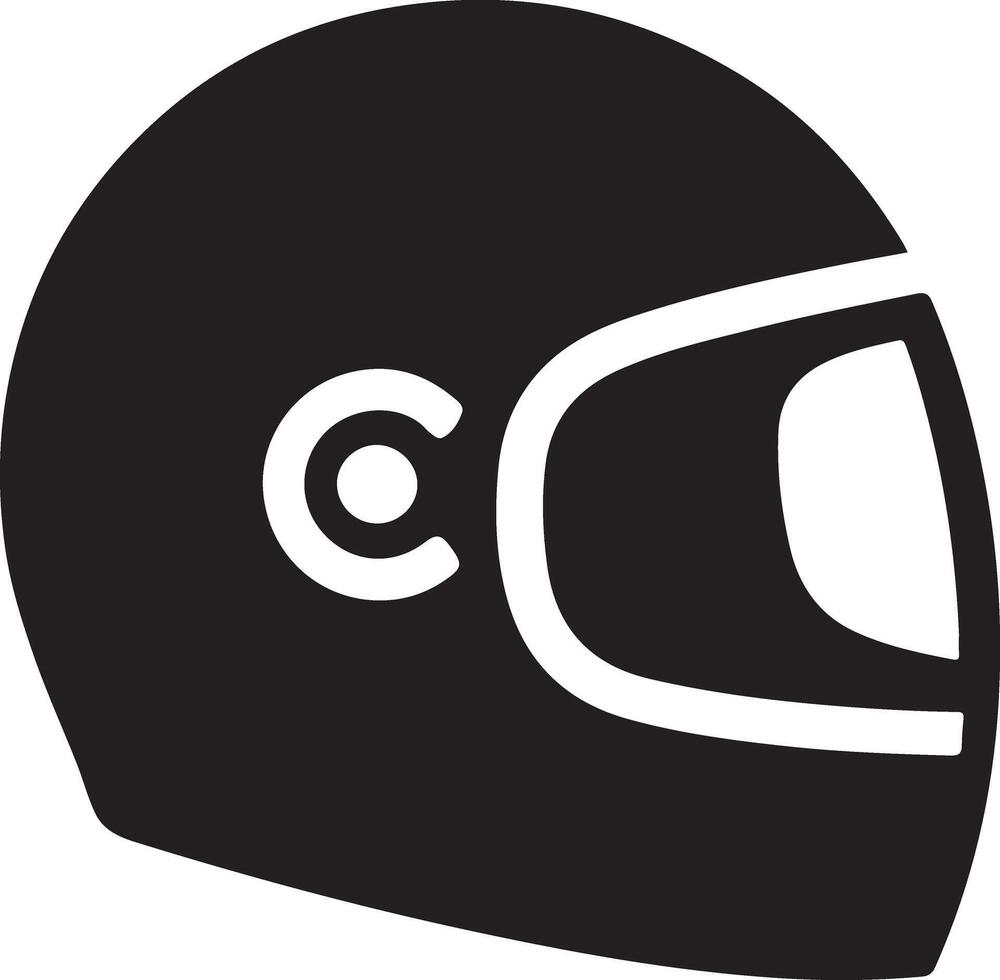Create Unique Designs with Helmet Silhouette vector
