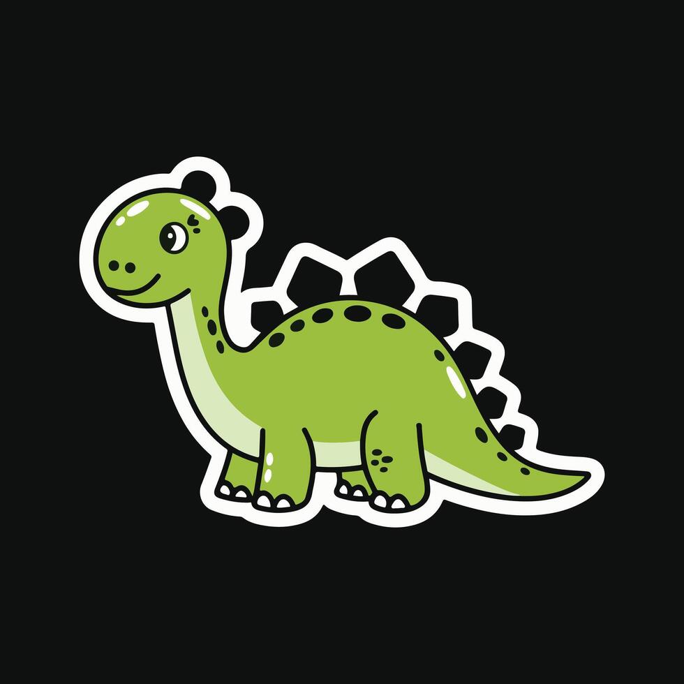 cartoon dinosaurs icon vector