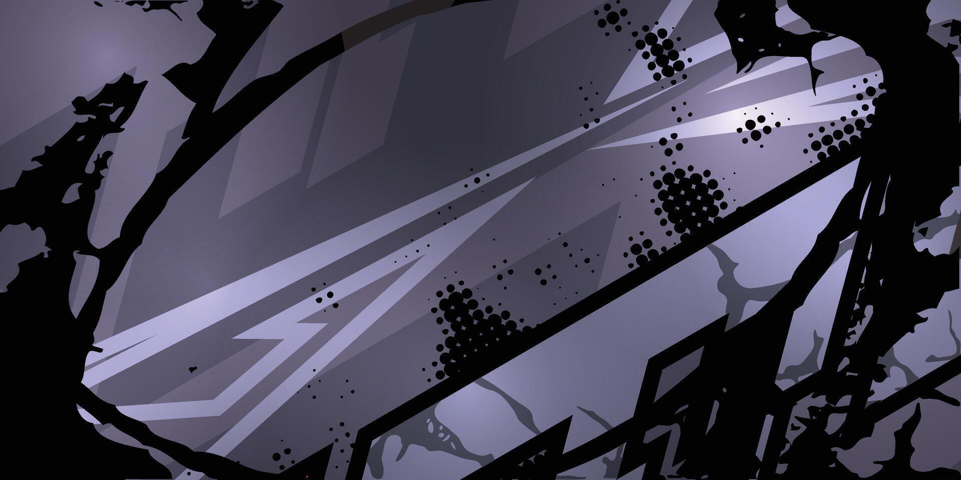 a black and white image of a dark and shiny background vector
