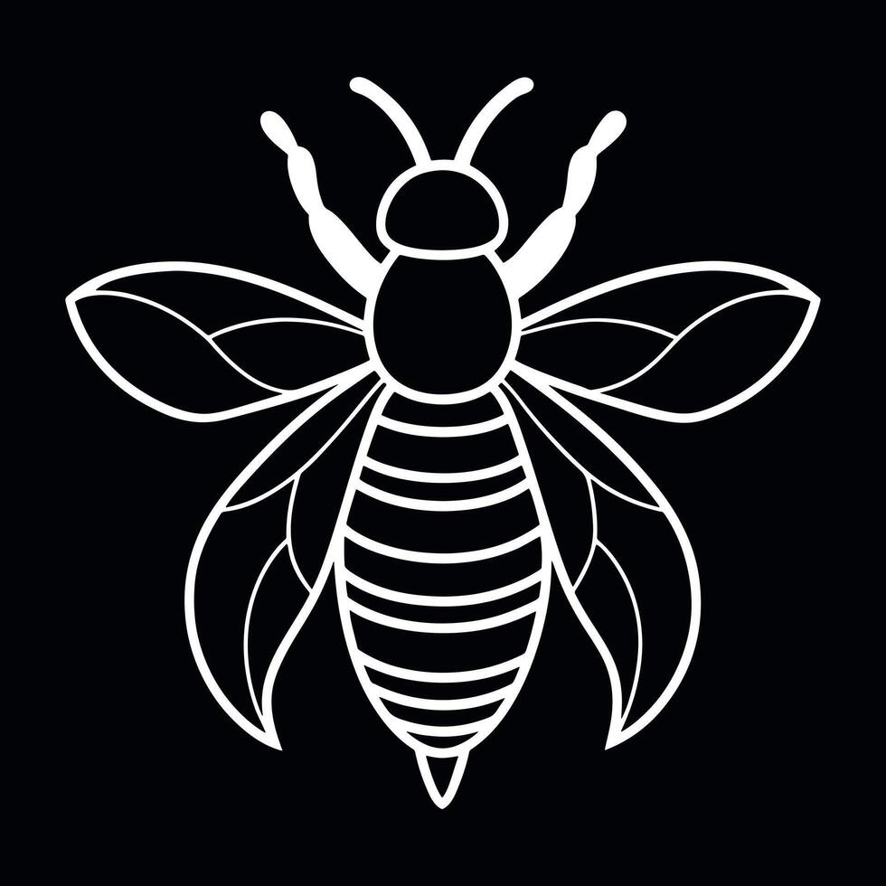 Lovely Bee Artwork for Projects vector