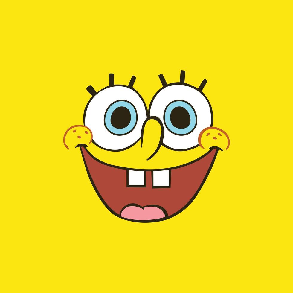 Spongebob Funny Face vector