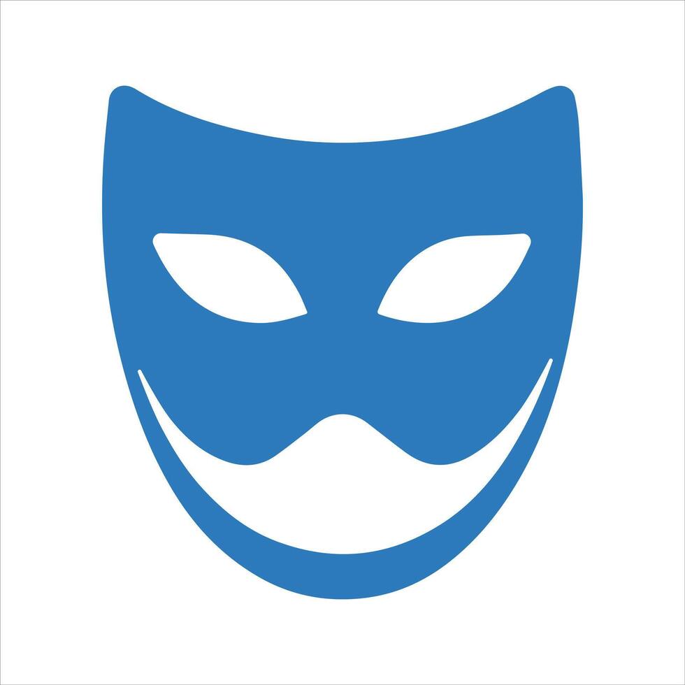 Comedy Mask icon. Face mask icon vector