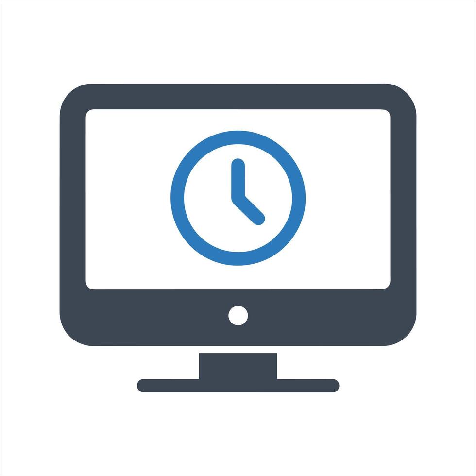 Screen time icon vector