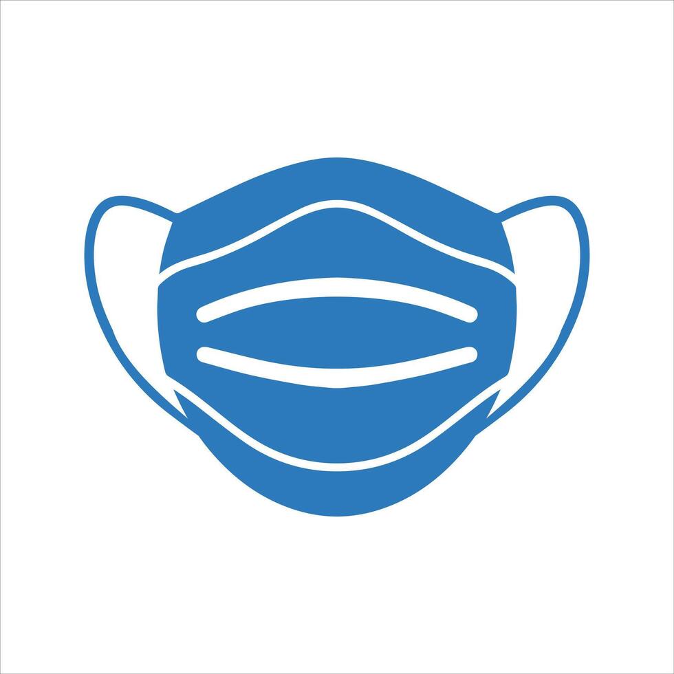 Washable and reusable face mask icon. Face mask icon vector