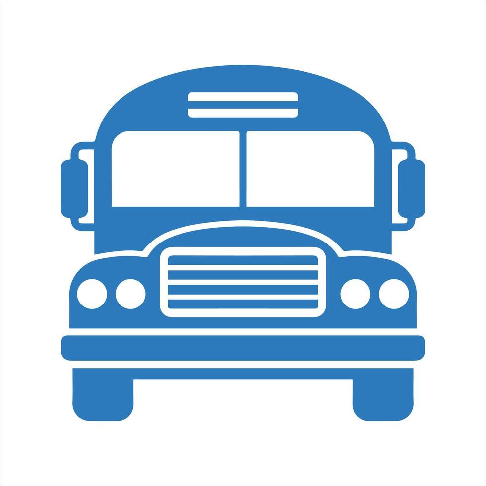 School bus icon. Public transport icon vector
